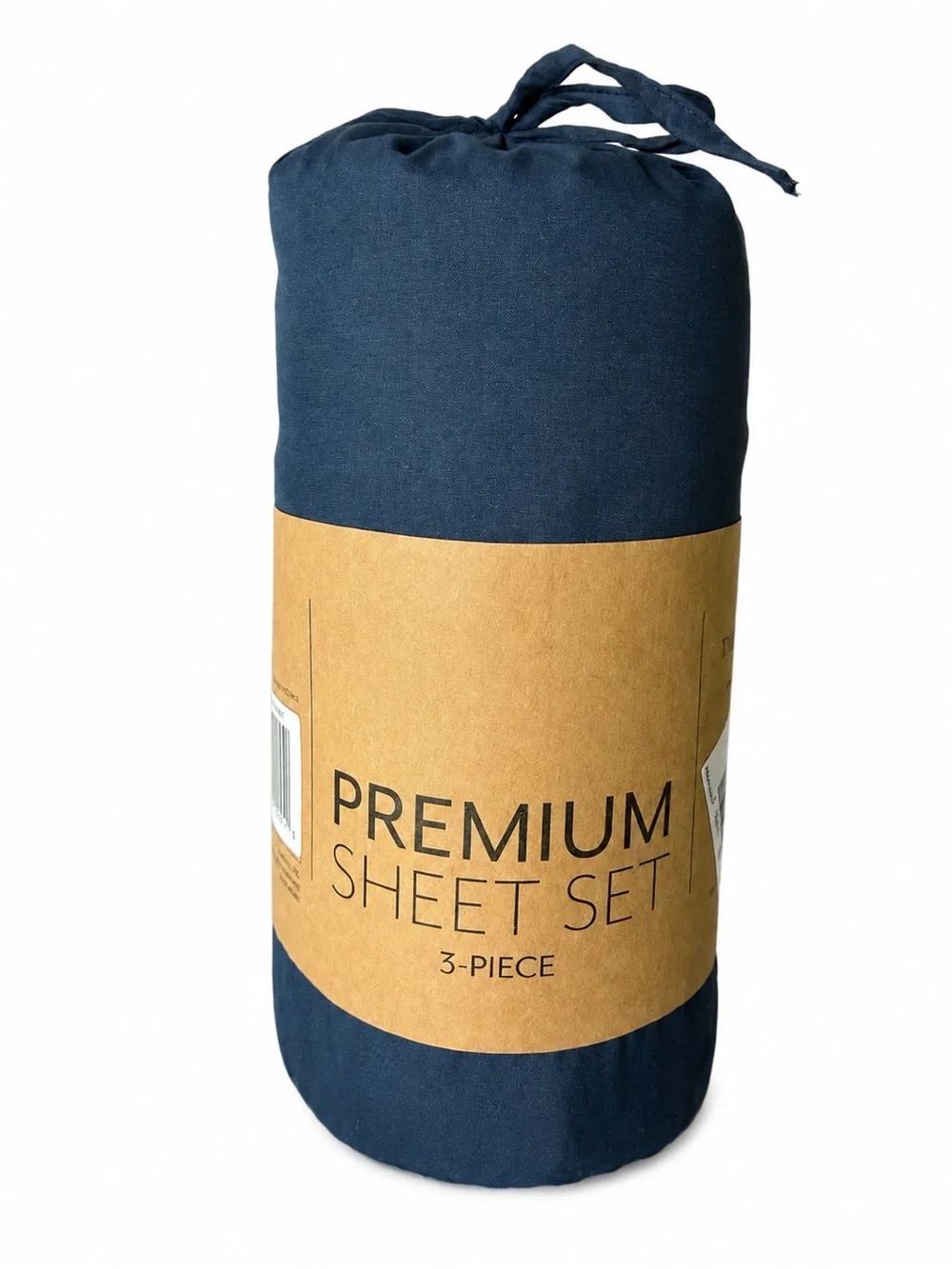 JCPenney Twin Sheet Set Navy Blue 3 Piece Microfiber Deep Pocket New